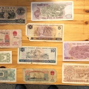 Vintage World Banknote Collection - Multicolor